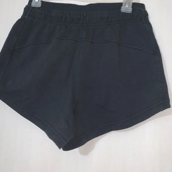 Lululemon Inner Glow Short 3” Terry Athletic Shorts Black Size 6 (Like New) - Picture 9 of 13